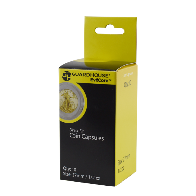 1/2 oz Gold Eagle Direct-Fit EvoCore Coin Capsules - 10 Pack