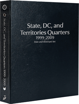 State, DC, and Territorial Quarters 1999-2009, Date & Mintmark Set P & D (Black)