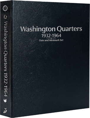 Washington Quarters 1932-1964, Date & Mintmark Set P, D & S (Black)