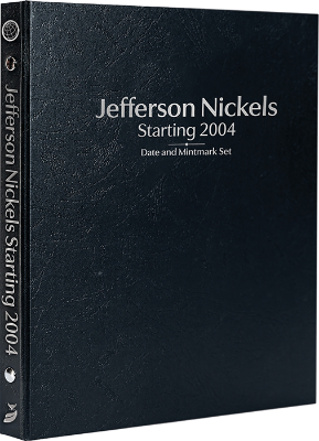 Jefferson Nickels Starting 2004, Date & Mintmark Set P, D & S (Black)