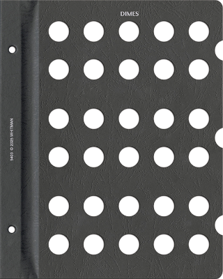 Blank Page, Dime (Black)