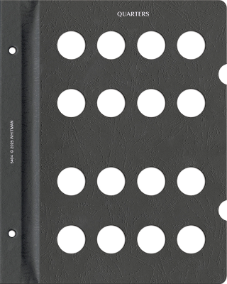 Blank Page, Quarter (Black)