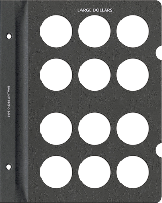 Blank Page, Large Dollar (Black)