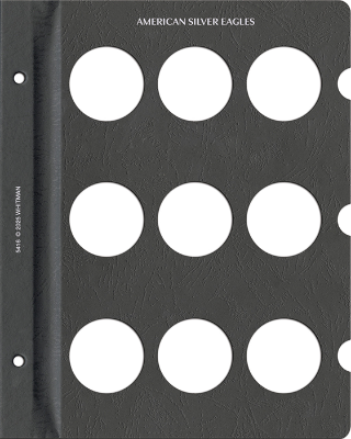 Blank Page, Silver Eagle (Black)