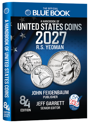 2027 Blue Book, Handbook of US Coins, Hardcover