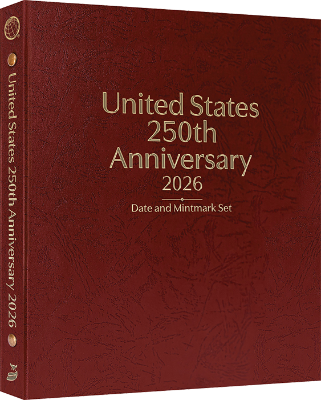 United States 250th Anniversary Collection: 2026 Date & Mintmark Set (Burgundy)