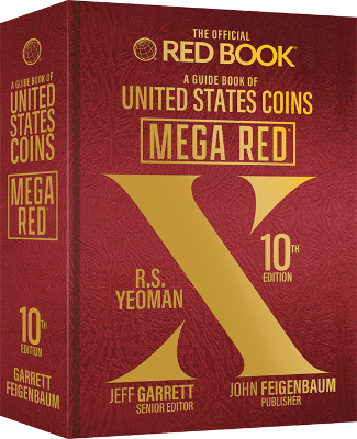 Mega Red: A Guide Book of United States Coins, Deluxe 10th Edition (Limited Release Hardcover)
