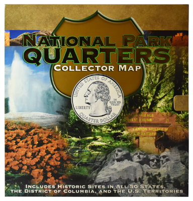 National Park Quarters Foam Map
