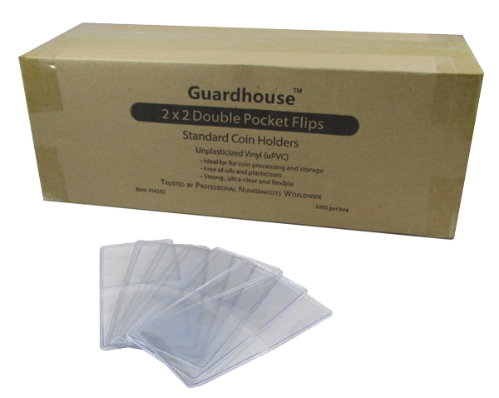 2x2 Coin Flip Unplasticized Bulk - 1000/Box