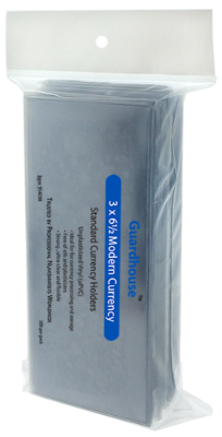 Modern Currency Holder - 100 Pack (7 mil)
