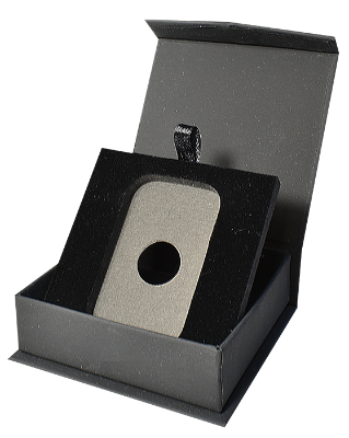 1 Oz Silver Bar Capsule Box with Magnetic Lid and Stand Insert