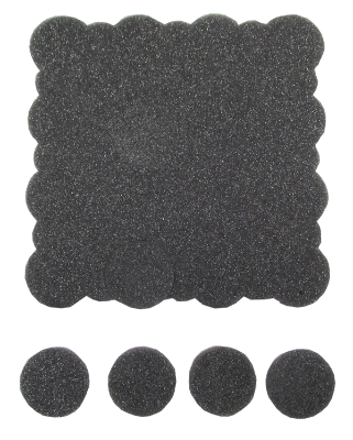 39mm Foam Slug for Medallion and ASE Tubes (100 Pack)