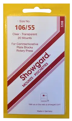 106x55 Showgard Plate Blocks and Covers (Clear)