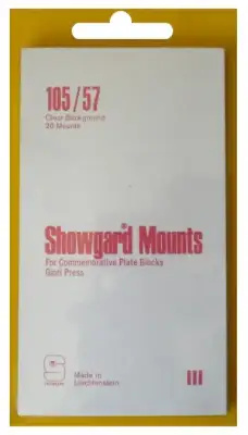 105x57 Showgard Plate Blocks and Covers (Clear)