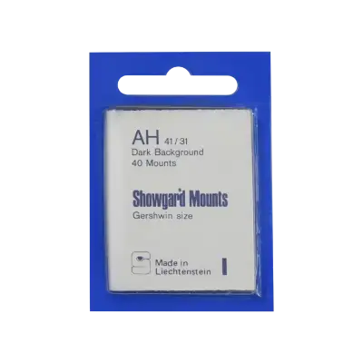 41x31mm Showgard Mounts - Pre-cut Singles (Black)