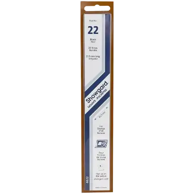 Showgard Mounts - 215mm Strips (Black) - 22x215mm