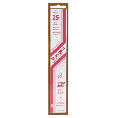 Showgard Mounts - 215mm Strips (Clear) - 25x215mm