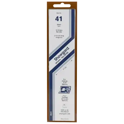 Showgard Mounts - 215mm Strips (Black) - 41x215mm