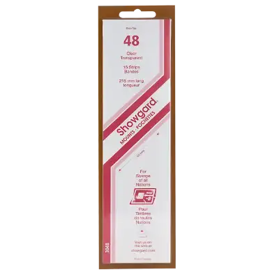 Showgard Mounts - 215mm Strips (Clear) - 48x215mm