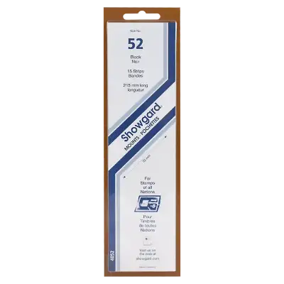 Showgard Mounts - 215mm Strips (Black) - 52x215mm
