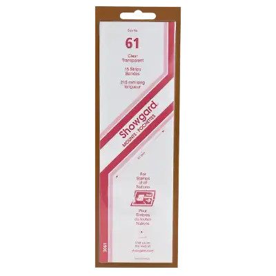 Showgard Mounts - 215mm Strips (Clear) - 61x215mm