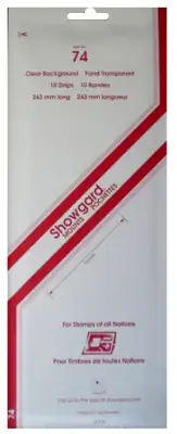 Showgard Mounts - 240mm Strips (Clear) - 74x240mm