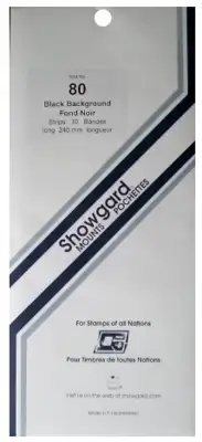 Showgard Showgard Mounts - 240mm Strips (Black) - 80x240mm