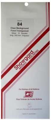 Showgard Showgard Mounts - 240mm Strips (Clear) - 84x240mm