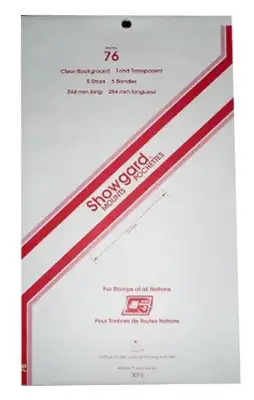 76 Showgard Strips Accomodation Range 264mm (Clear)