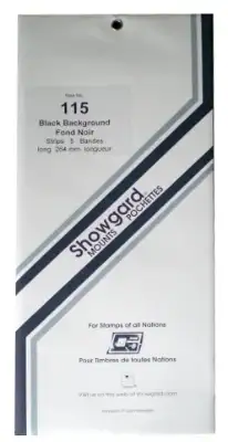 115 Showgard Strips Accomodation Range 264mm (Black)