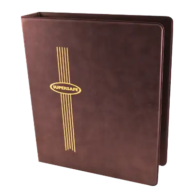 Standard Size Supersafe  Binder - Red