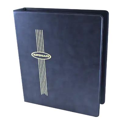 Standard Size Supersafe Binder - Blue