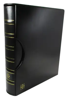 Grande Classic 3 Ring Certified Coin Slab Album with Slip Case (4 Pages) Black