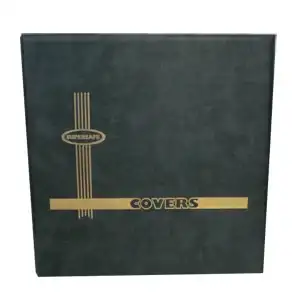 Supersafe #10 Cover Album - Vertical Pocket (Black)