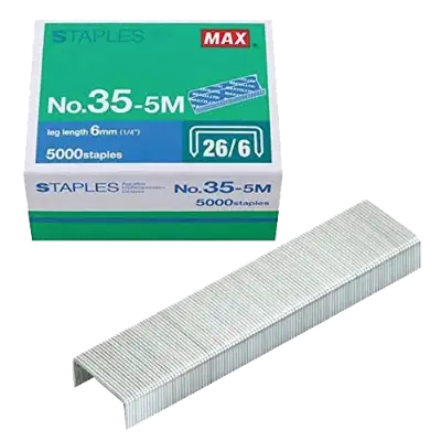 35-5M 1/4" Standard Staple (5000 per Box)
