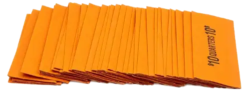 Flat Quarter Coin Wrappers