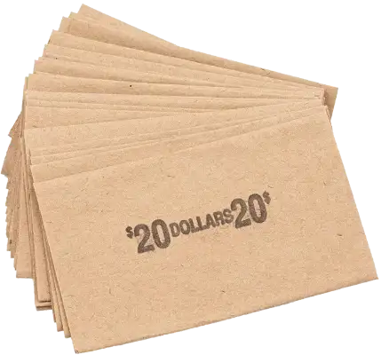Flat Large Dollar Coin Wrappers
