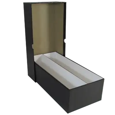 Double Row Slab Box - 12" - Heavy Duty - Black