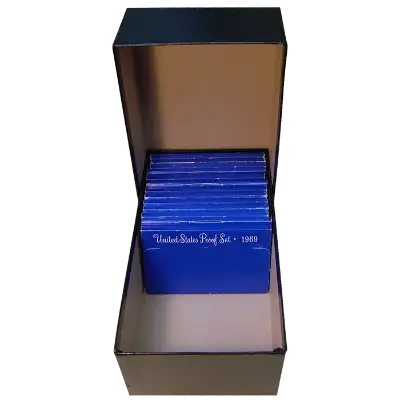 Heavy Duty Proof Set Box - Black