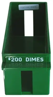 Dime Rolled Large Capacity Coin Trays