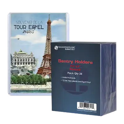 Small Post Card, Photo Sentry Holders - 3 1/2 x 5