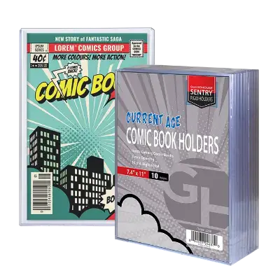 Current Comic Book Sentry Holders - 7.40" x 11"