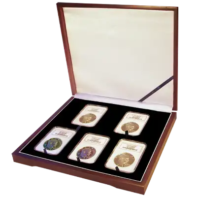 Universal Wood Display Box - 5 Slabs