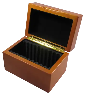 Wood Display Box - 10 NGC or PCGS slabs