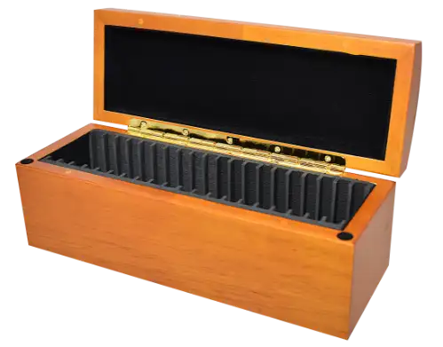 Wood Display Box - 20 NGC or PCGS slabs