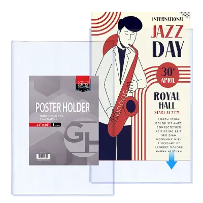 Poster Sentry Holders - 24 x 36 Pack Qty 1