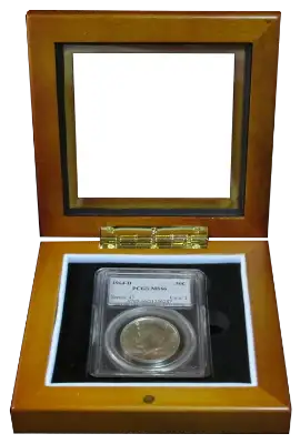 Wood Glass-Top Display Slab Box - 1 Slab Universal