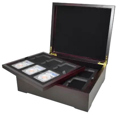Guardhouse Wood Four Tray Box
