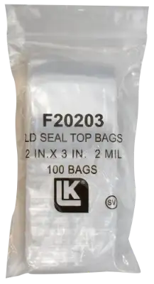 Zip Lock Bag - 2x3 (2 Mil)