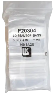 Zip Lock Bag - 3x4 (2 Mil)